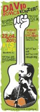 David Rovics Plakat - Konzert KTS Freiburg 22.4.2013
